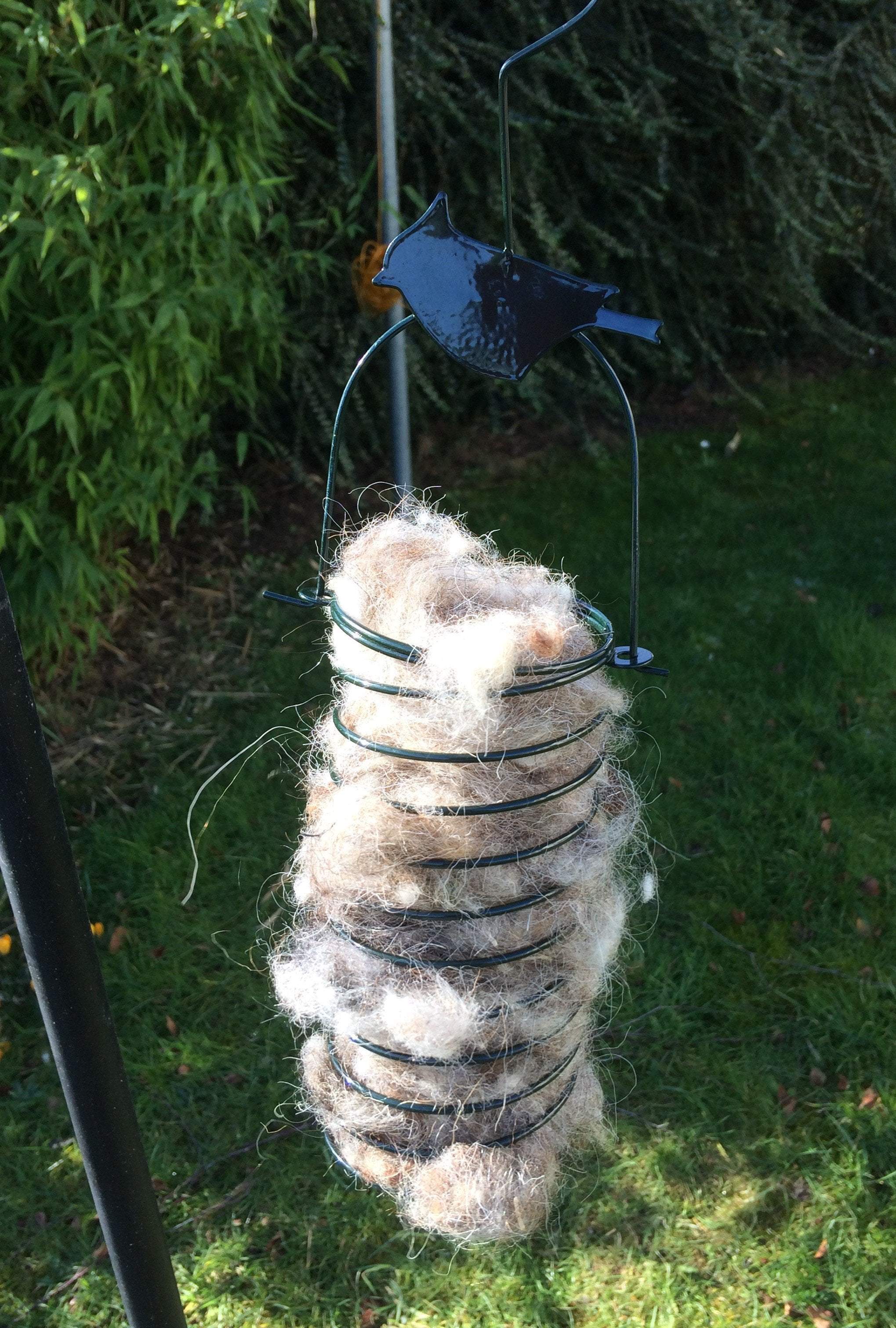 Children's Bird Nesting Wool and Fat Ball Dispenser Gift Set