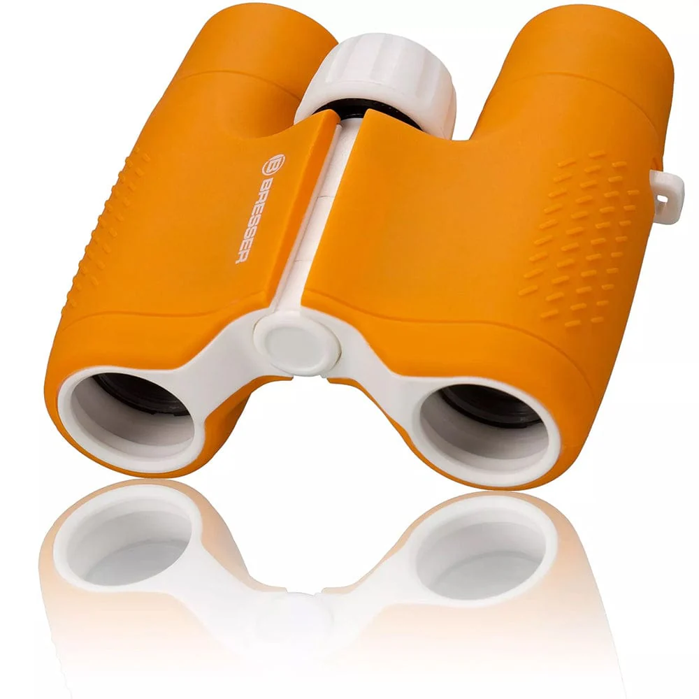 Children's 6x Magnification Orange Binoculars