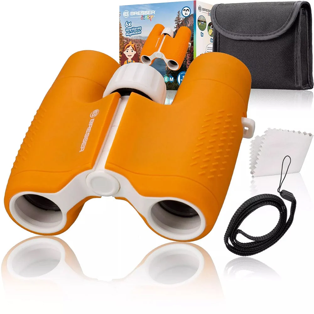 Children's 6x Magnification Orange Binoculars - Image 6