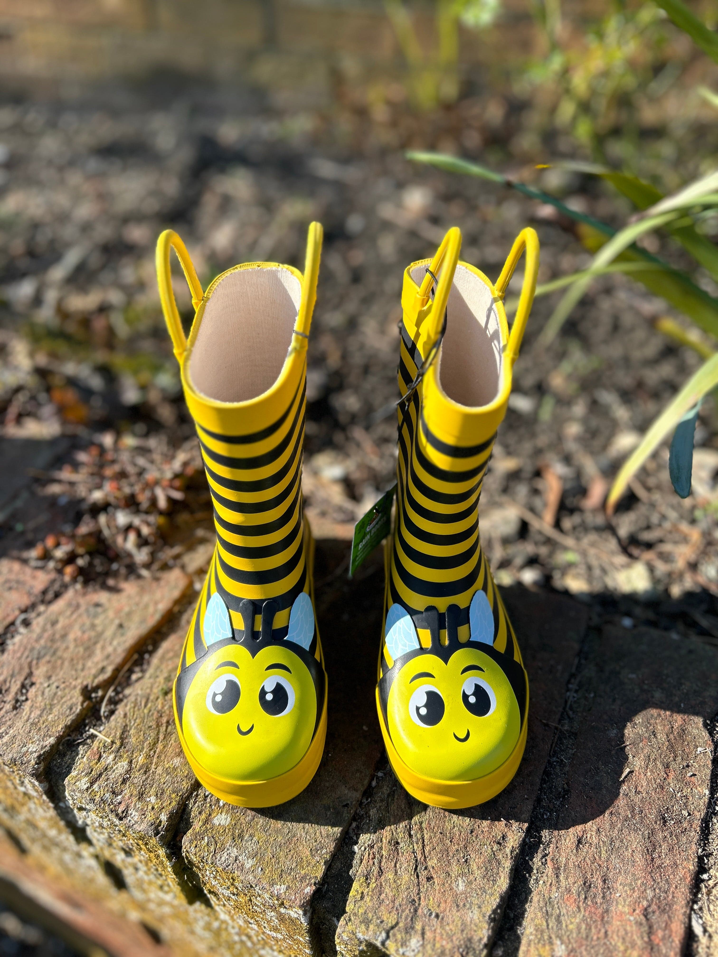Children's Bee Character Wellies - Image 3