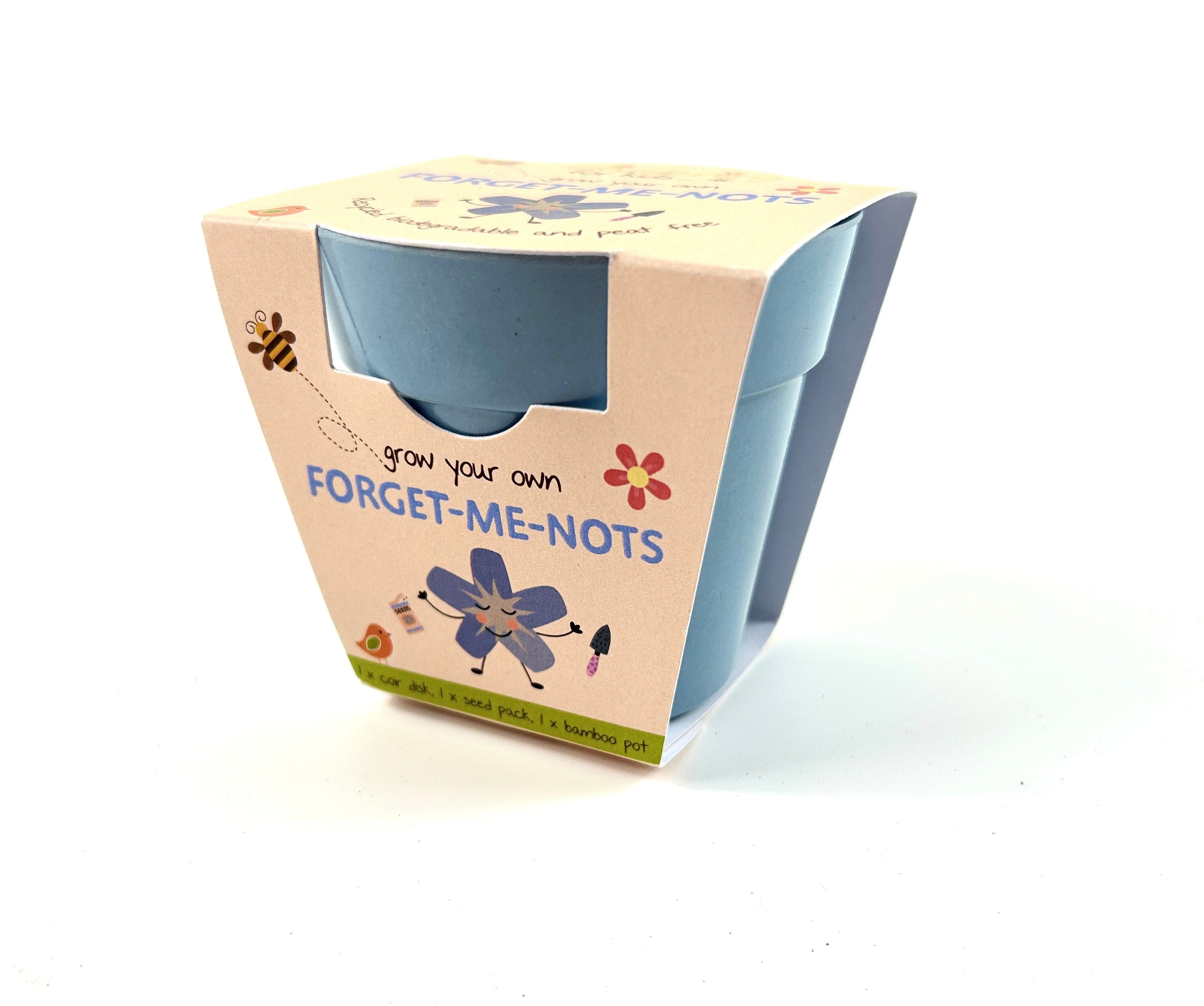 Children's Forget-me-nots Growing Kit with pot - Image 3