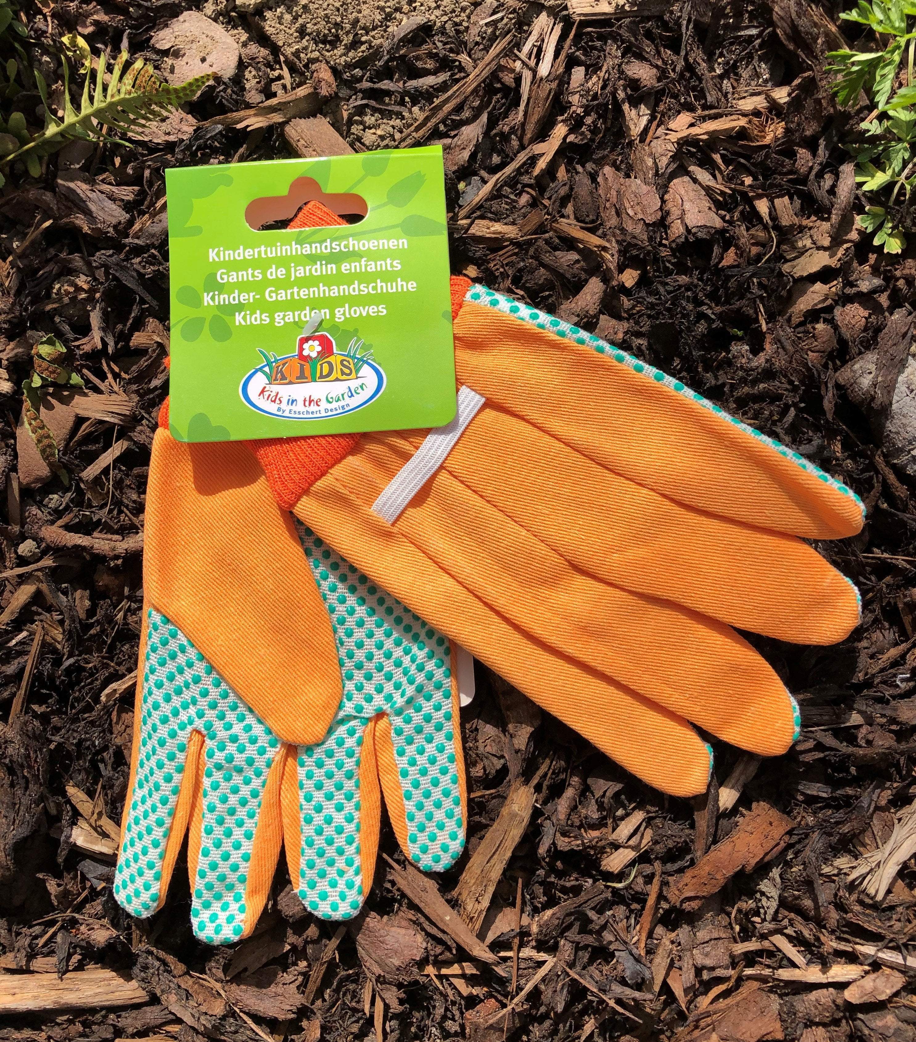 Children's Fabric Gardening Gloves - Image 3