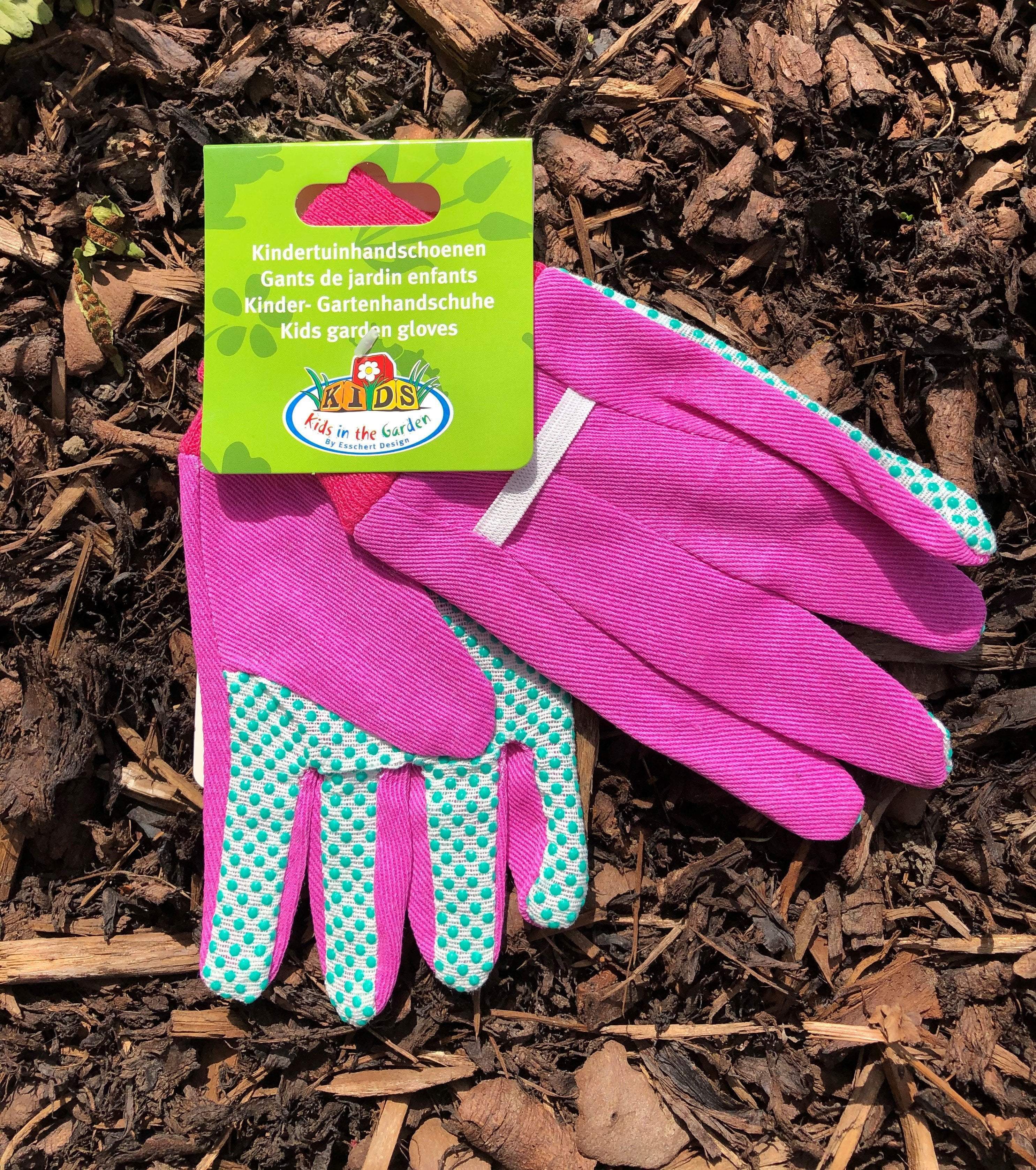 Children's Fabric Gardening Gloves - Image 4