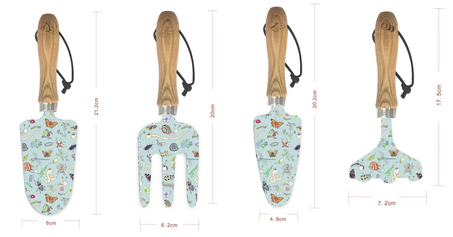 Little Nature Explorers Children's Blue Garden Tool Bag and Hand Tools Gift Set - Image 8
