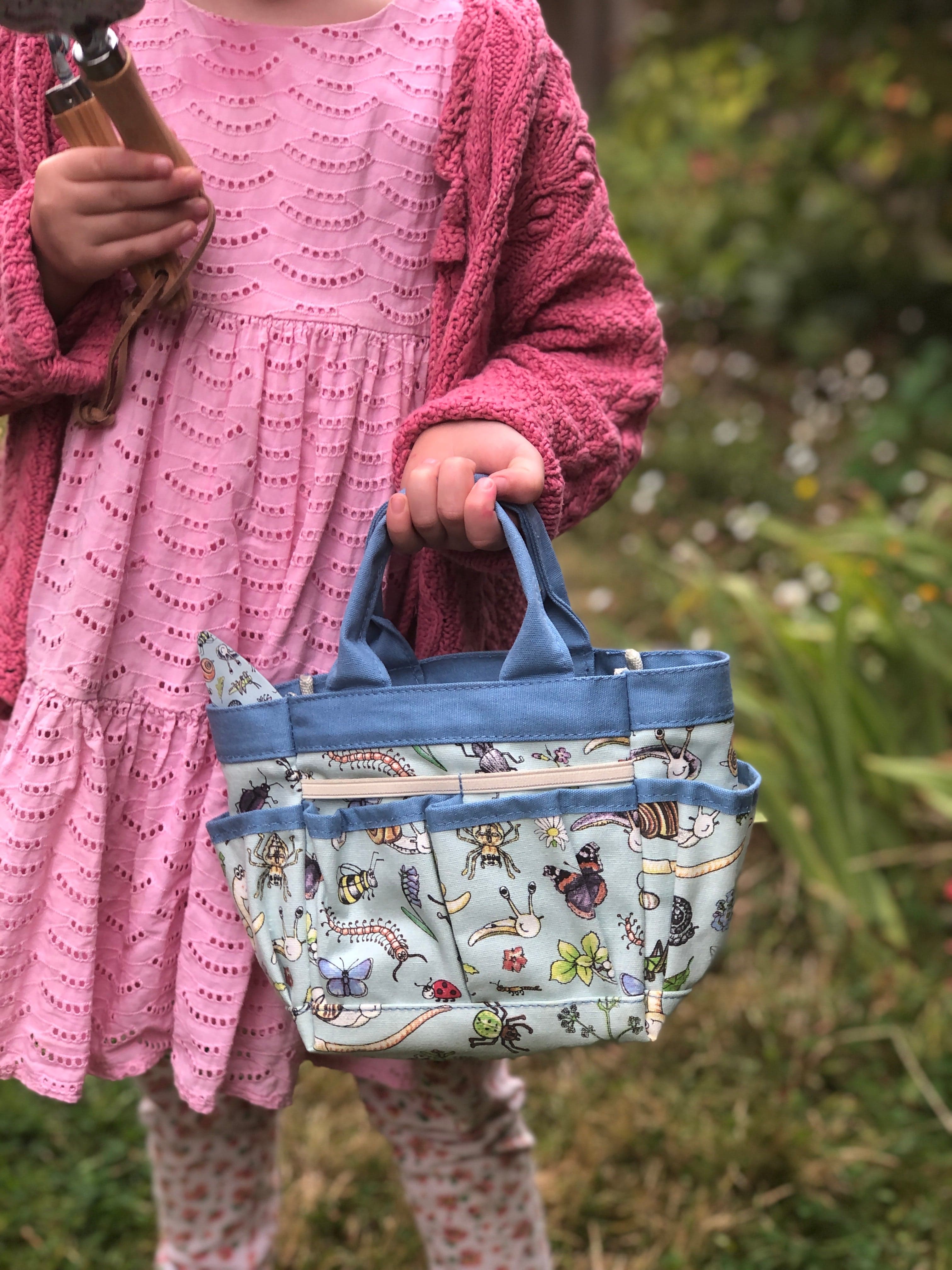 Little Nature Explorers Children's Blue Garden Tool Bag and Hand Tools Gift Set - Image 4