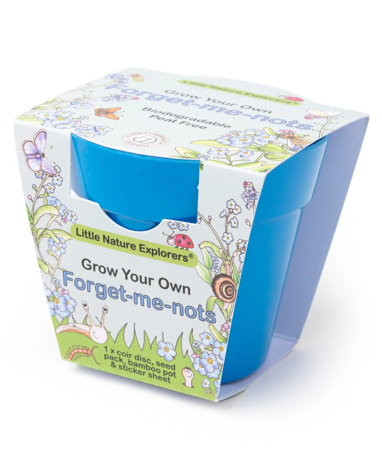 Little Nature Explorers Grow Your Own Forget Me Nots Growing Kit - Image 3