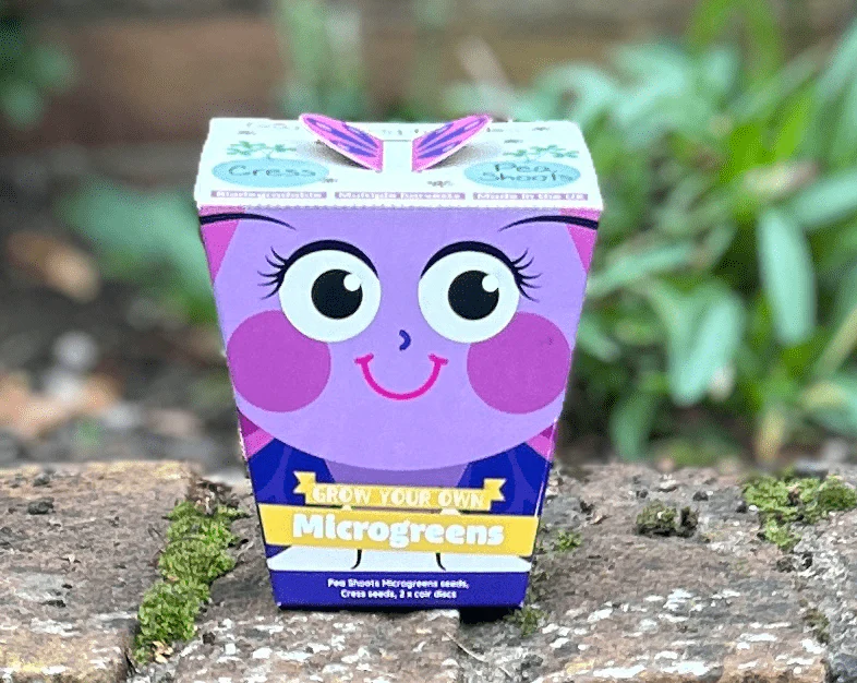 Children's Microgreens & Cress Head Growing Kit - Pea Shoots - Image 6