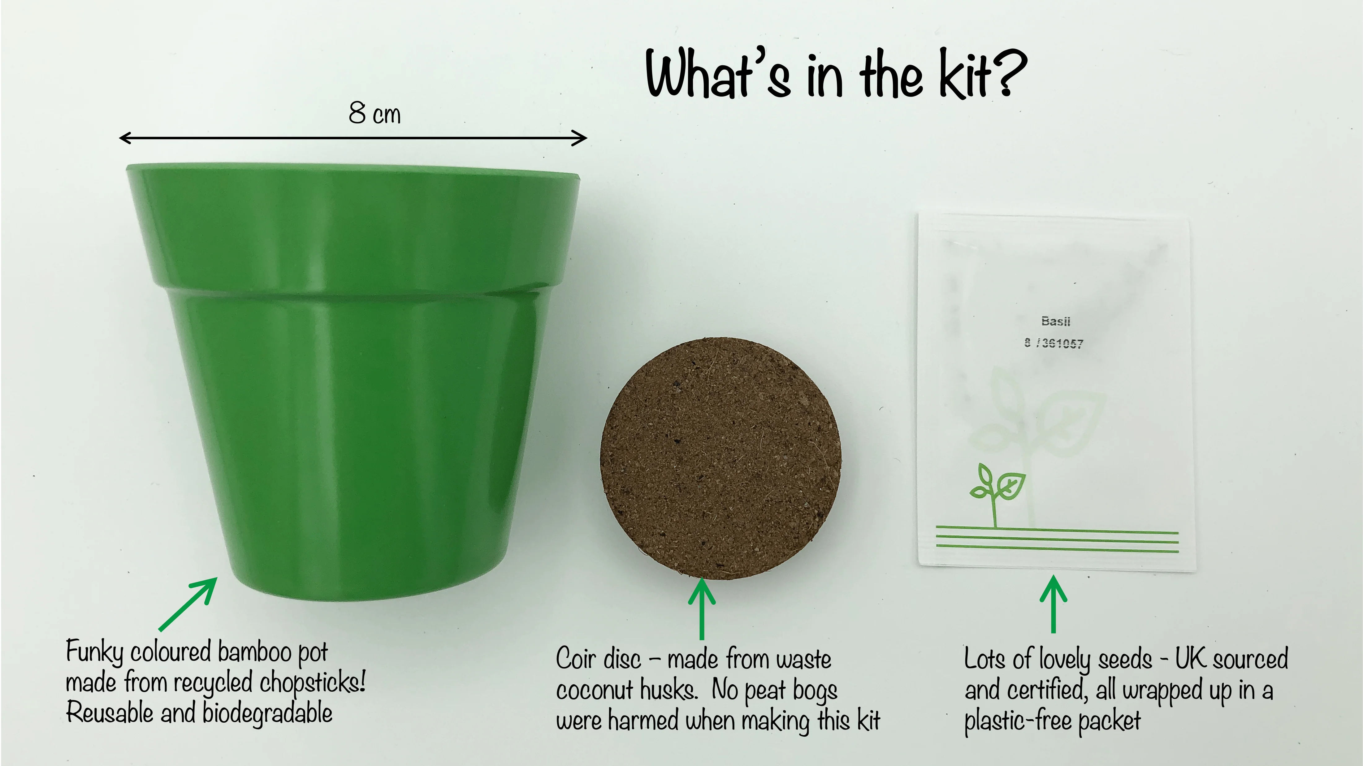 Children's Grow Your Own Peas Growing Kit with Pot - Image 5