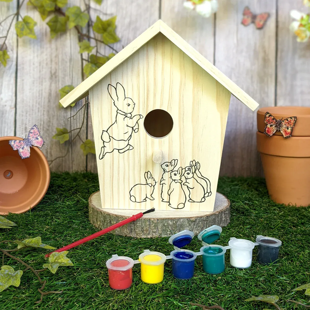 Peter Rabbit Paint Your Own Bird House - Image 3