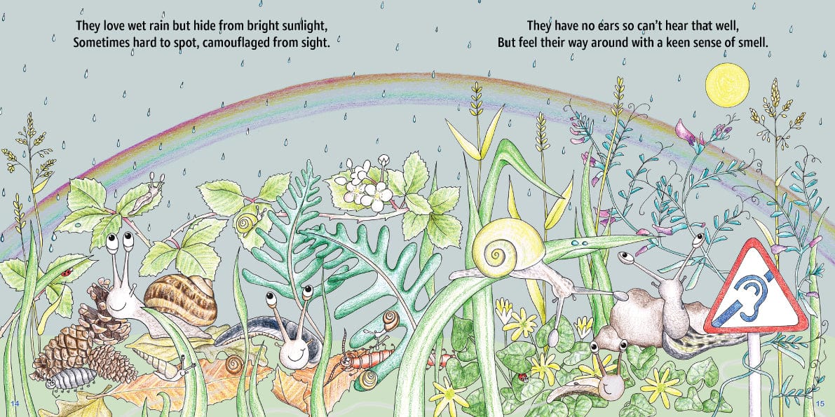 Slugs & Snails - Children's Educational Rhyming Nature Book - Image 4