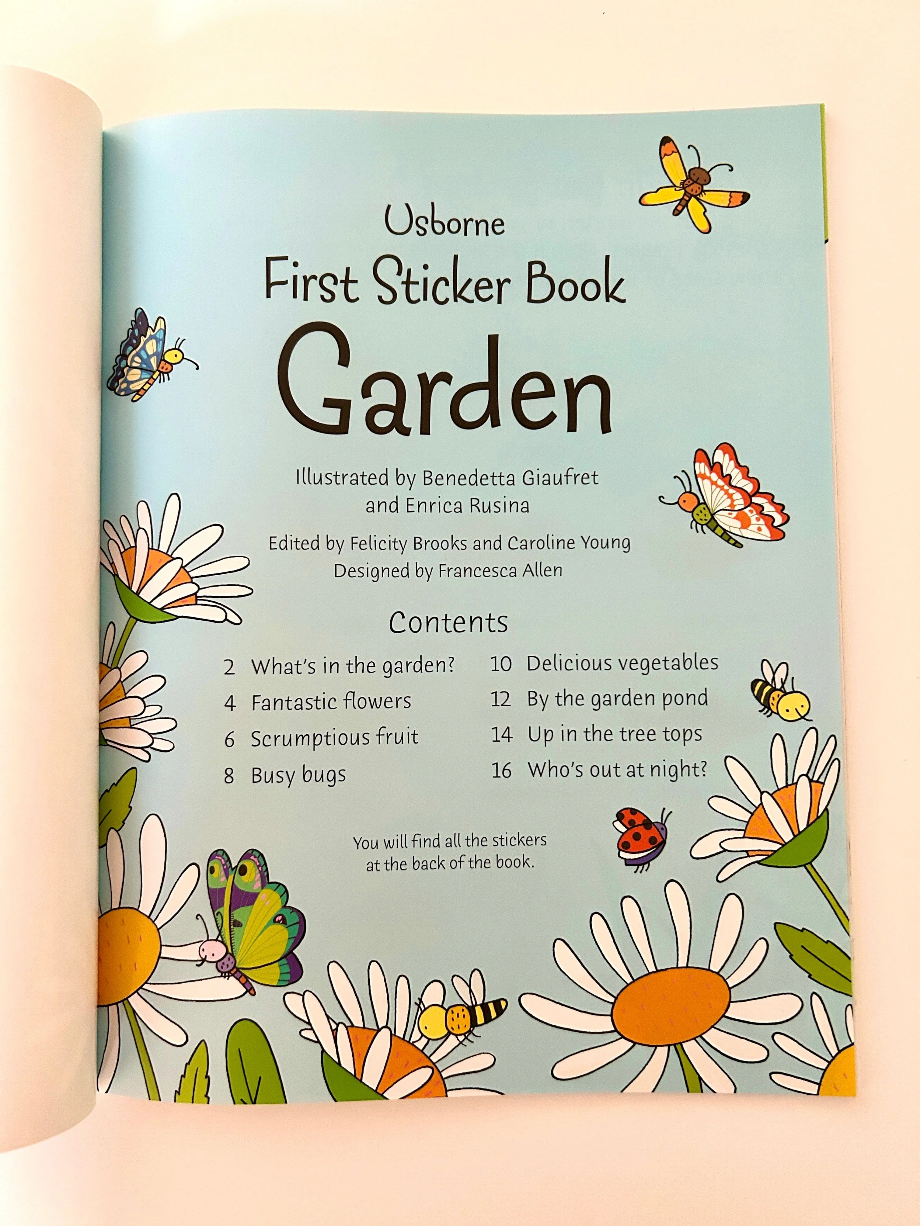 Usborne Children's First Sticker Book: Garden - Image 2