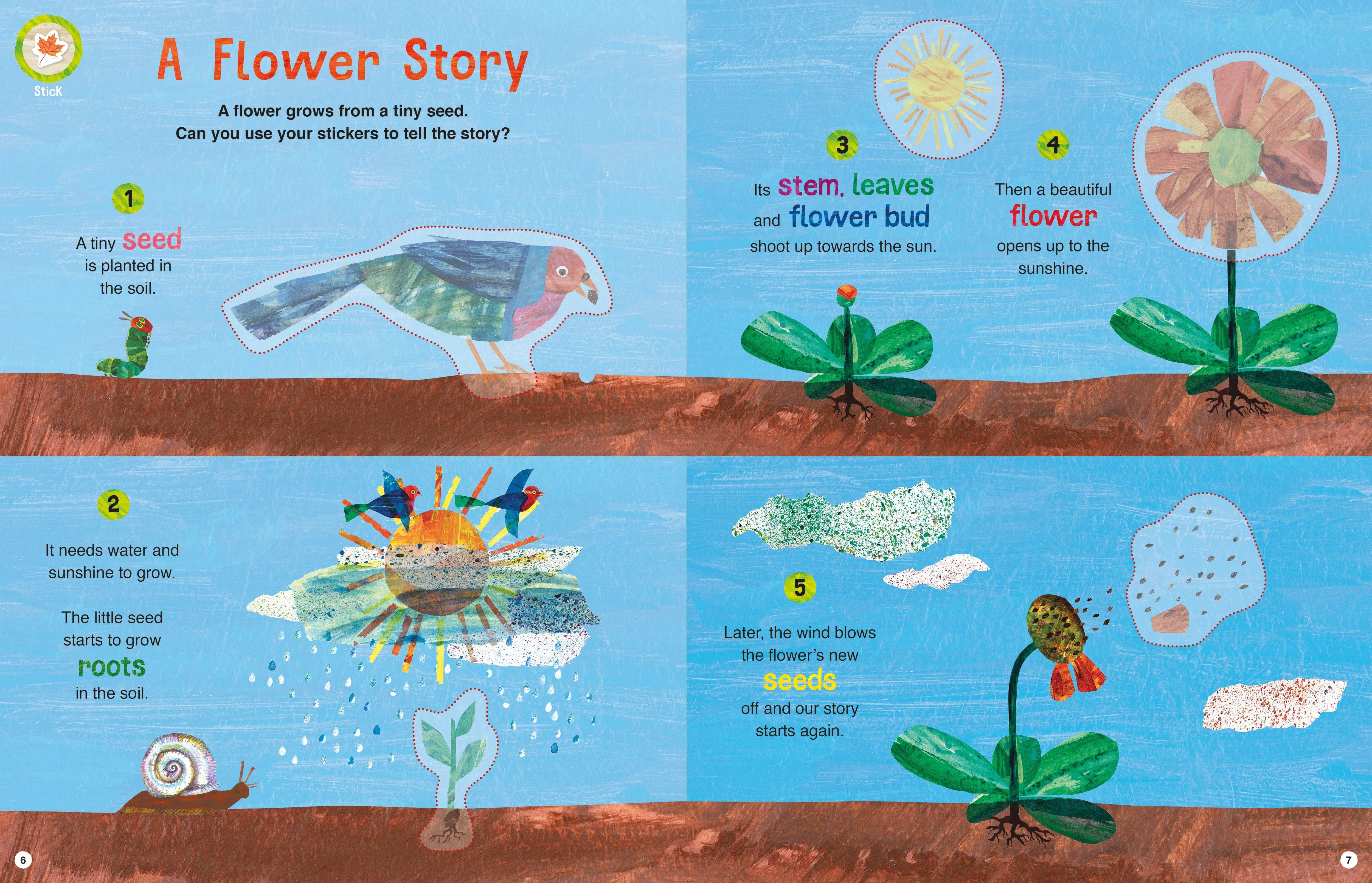 Very Hungry Caterpillar's Children's Nature Sticker and Colouring Book - Image 3