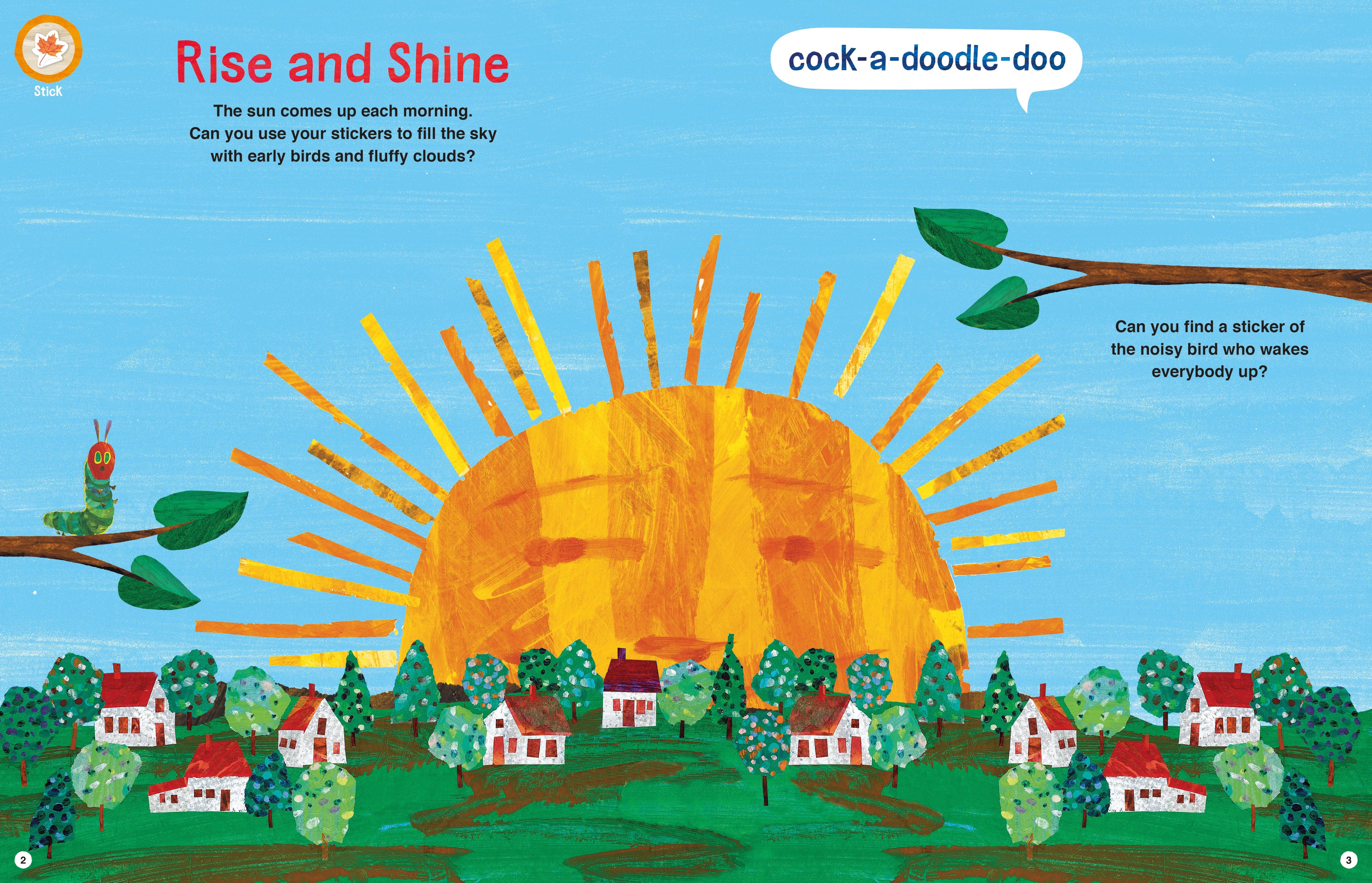 Very Hungry Caterpillar's Children's Nature Sticker and Colouring Book - Image 4