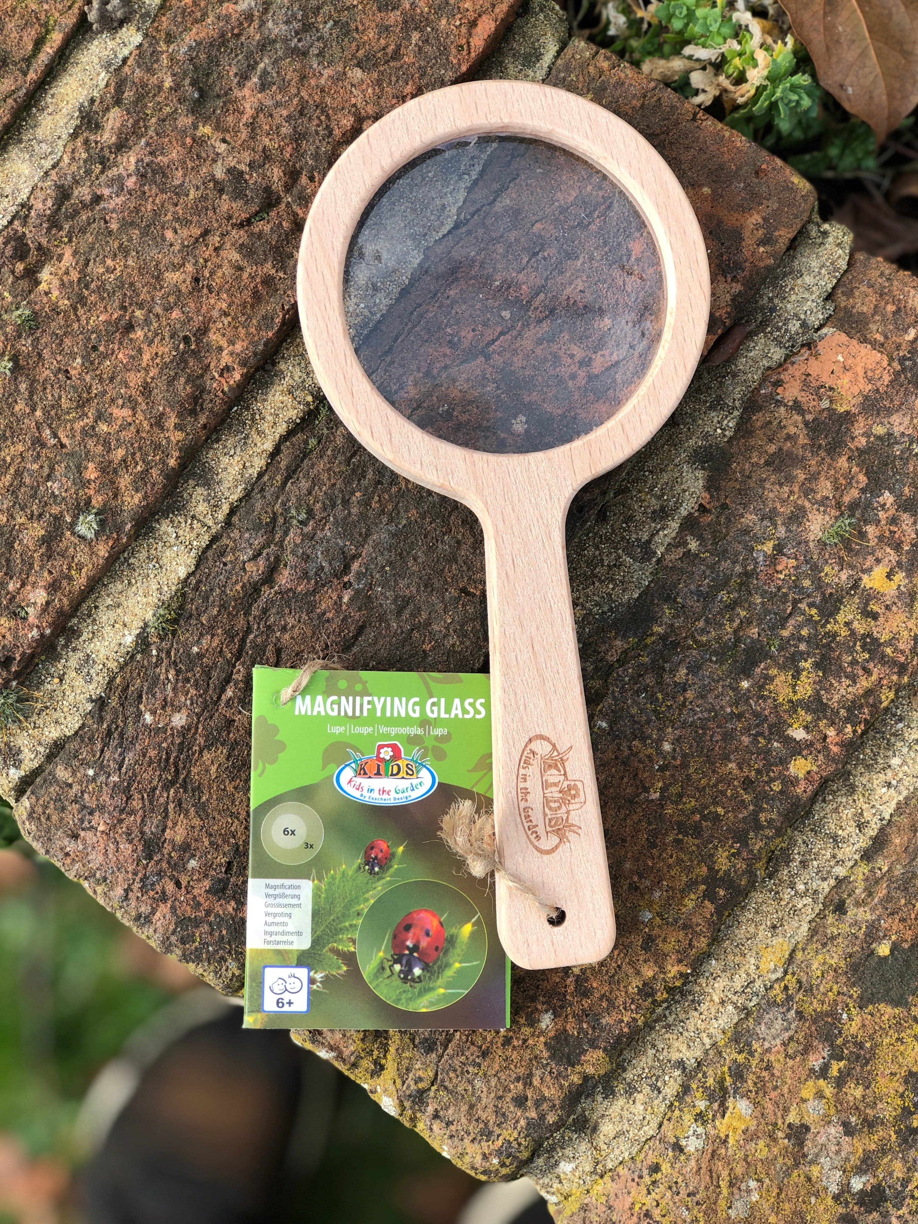 Children's Wooden Magnifying Glass